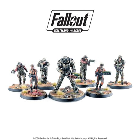 brotherhood of steel core box|Fallout Wasteland Warfare Brotherhood of Steel Cade & Danse Box.